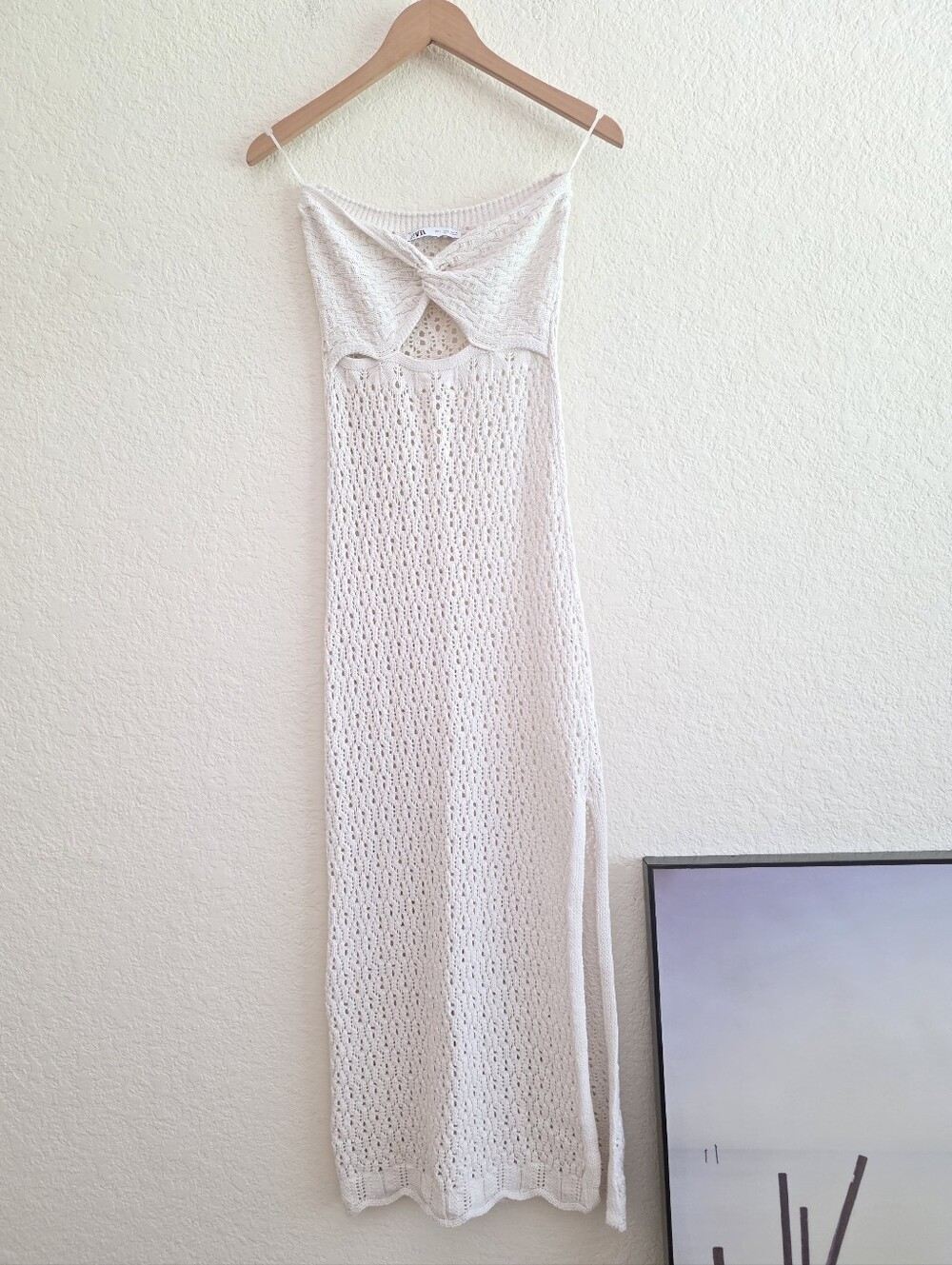 ZARA CUT OUT KNIT DRESS Size M - Picture 13 of 16